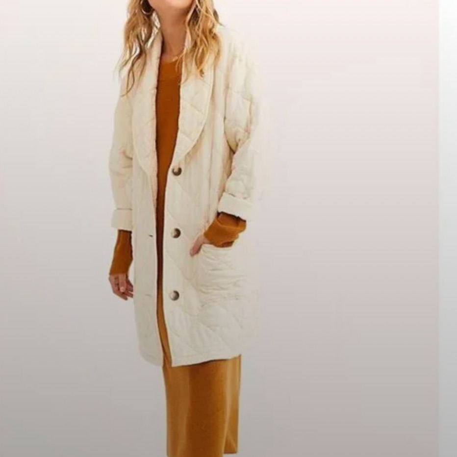 Free People Happy Day Dreamer Quilted Jacket